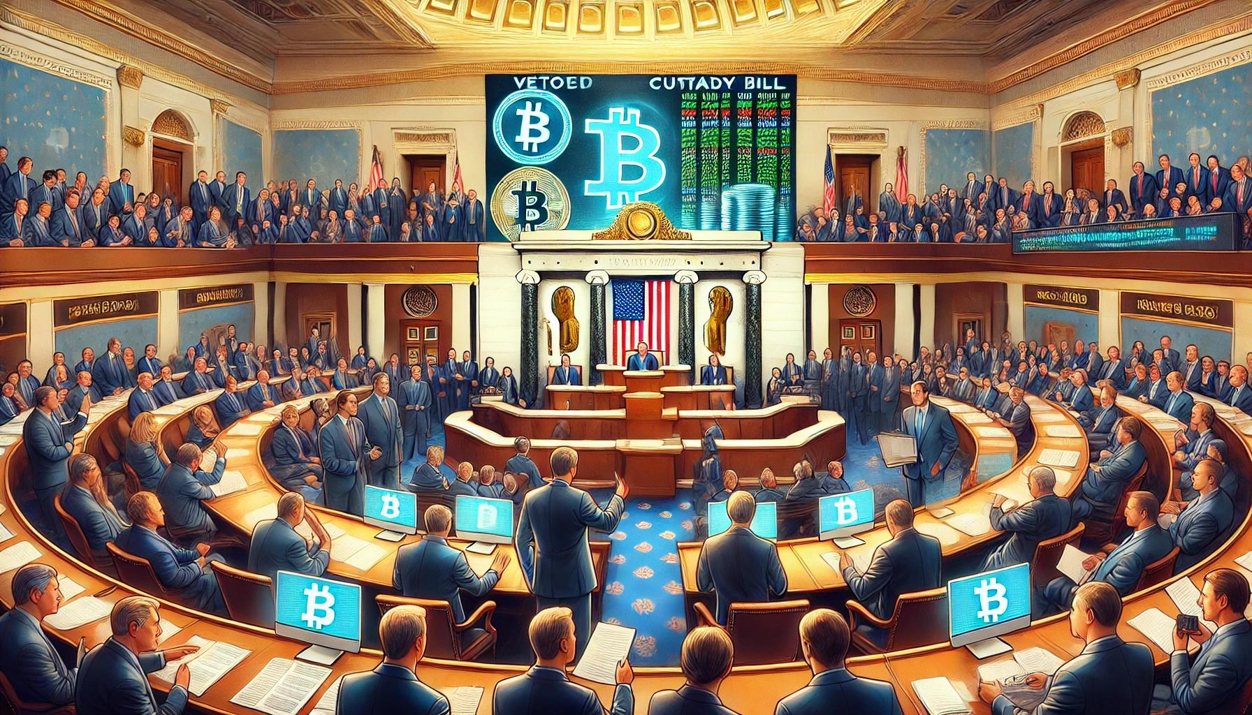 United States Legislatures Move to Reverse The President’s Cryptocurrency Custody Veto