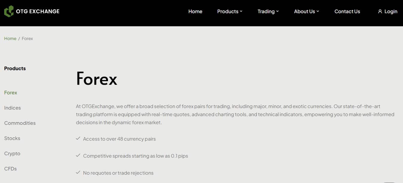 OTG Exchange Markets